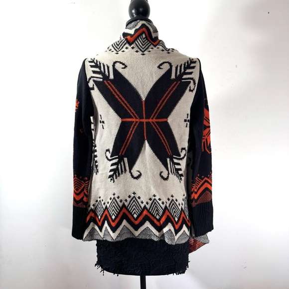Doe & Rae Aztec Print Cardigan Sweater - Picture 3 of 9